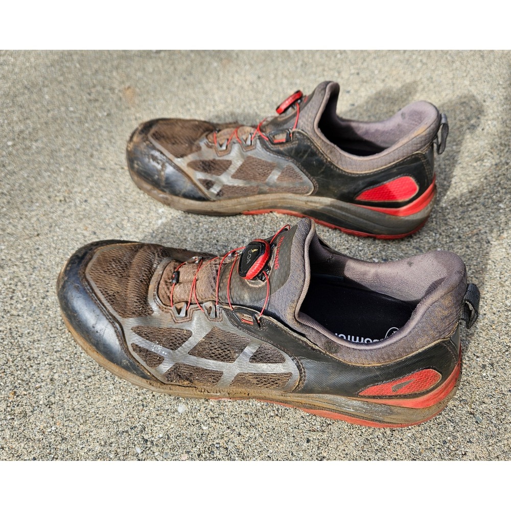 Red Wing CoolTech Athletics 6343 BOA Safety Toe Work Shoes Mens 13 D Black Red - Picture 2 of 9